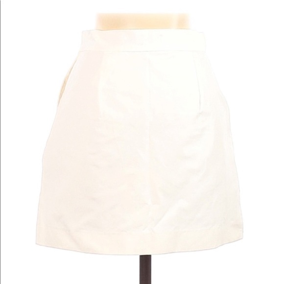 Kate Spade Pockets & Pleats Skirt White Mini size 6 - Picture 2 of 9